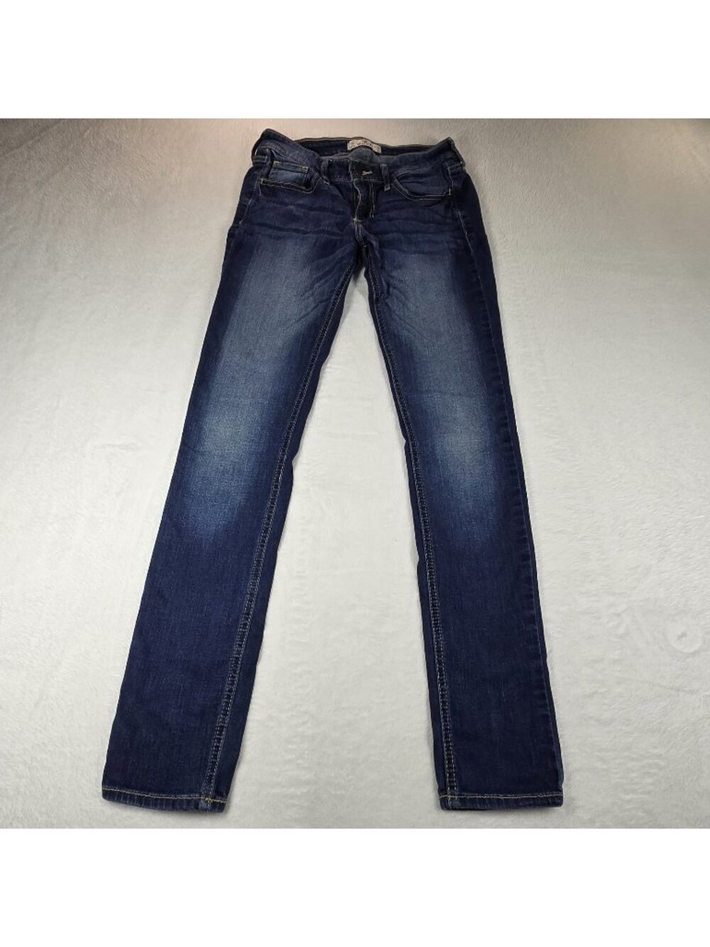 Hollister Jeans Womens Size 3R 26x31 Low Rise Super Skinny Medium Blue Denim